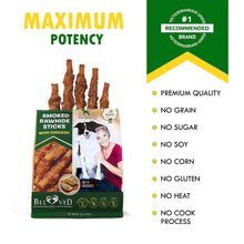Dog Smoked Rawhide Sticks Wrapped Chicken Pet Natural Chew Treats Grain Free Organic Meat Healthy Human Grade Dried Snacks In Bulk - Purrfect Pet Haven