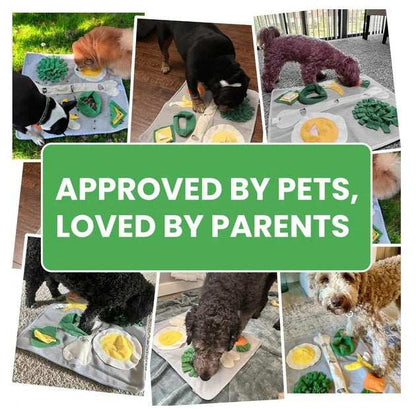 Snuffle Mat For Dogs Large Breed 19x23 Inch Keeps Pets Busy Indoors Comfortable - Purrfect Pet Haven