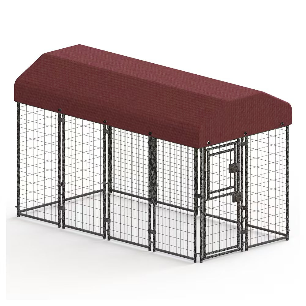 12 Piece Square Tube Wire Running Cage - Black Single Door Playpen - Purrfect Pet Haven