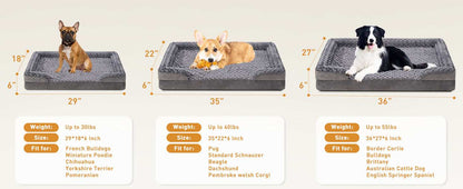 Chew Proof Orthopedic Dog Sofa - Washable Luxury Bed - Purrfect Pet Haven
