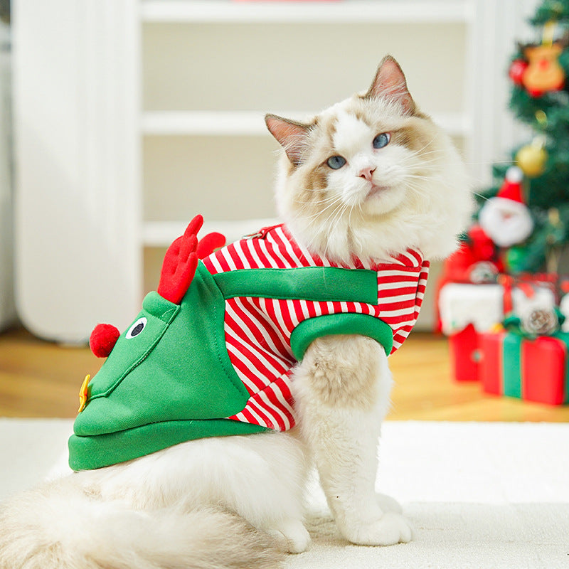 Christmas Reindeer Pet Costume - Dog & Cat Holiday Outfit - Purrfect Pet Haven