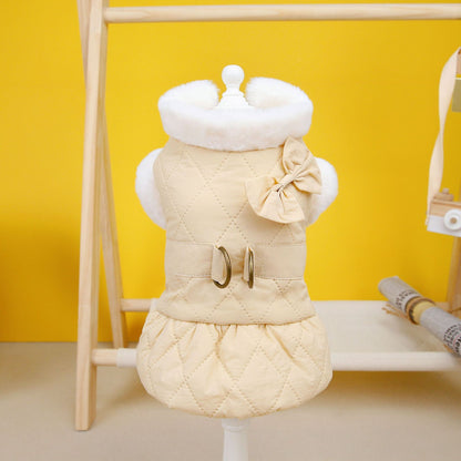 Butterfly Dreams Dress - Small Dog Cotton-Padded Outfit - Purrfect Pet Haven