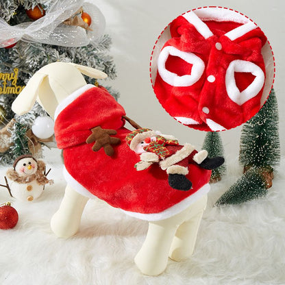 Christmas Dog Hoodie - Festive Flannel Pet Costume - Purrfect Pet Haven