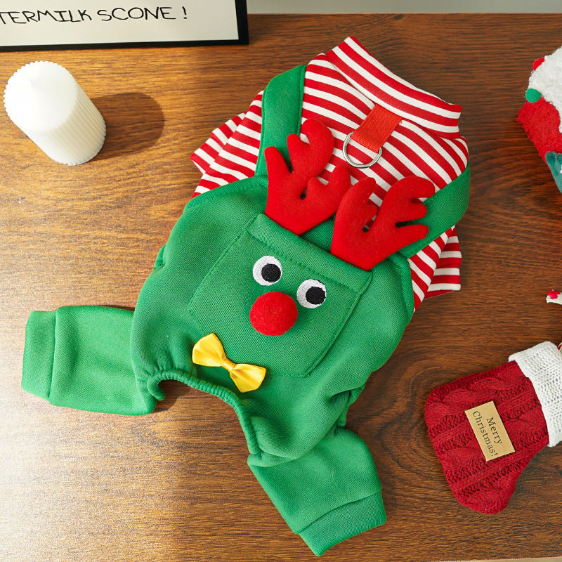 Christmas Reindeer Pet Costume - Dog & Cat Holiday Outfit - Purrfect Pet Haven