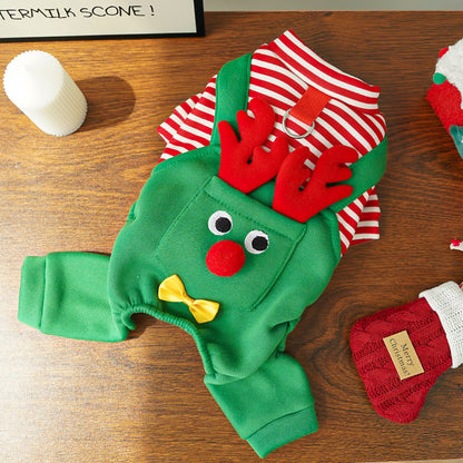 Christmas Reindeer Pet Costume - Dog & Cat Holiday Outfit - Purrfect Pet Haven