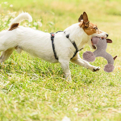 Large Plush Stuffed Animal Interactive Squeaky Dog Chew Toy - Purrfect Pet Haven