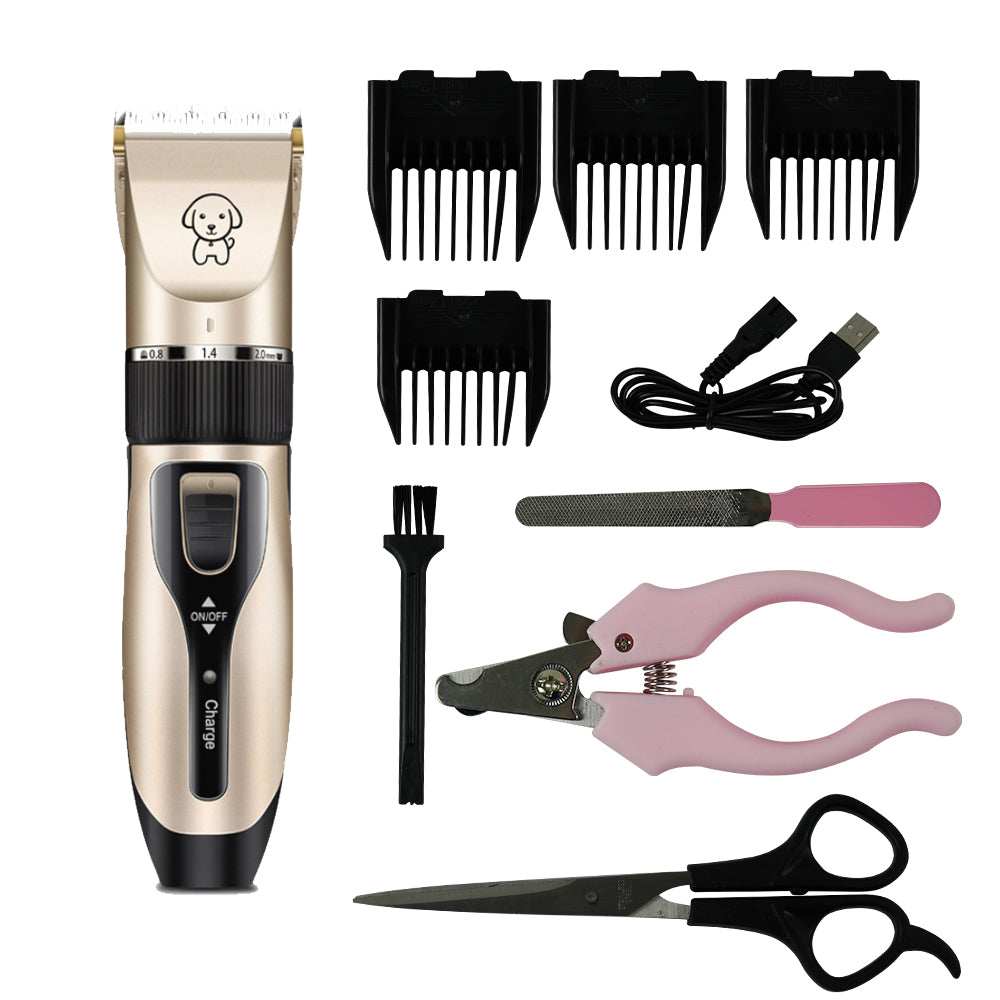 USB Rechargeable Pet Clippers - Professional Cordless Kit - Purrfect Pet Haven