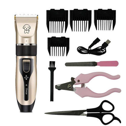USB Rechargeable Pet Clippers - Professional Cordless Kit - Purrfect Pet Haven