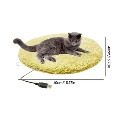 USB Heated Pet Bed - Energy-Saving Warming Mat for Pets - Purrfect Pet Haven