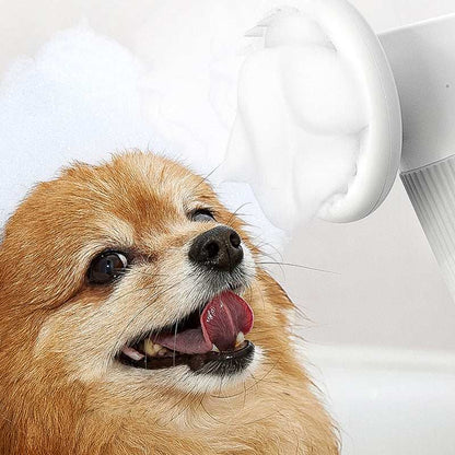 Automatic Foaming Silicone Bristles Pet Bathing Brush- USB Charging - Purrfect Pet Haven