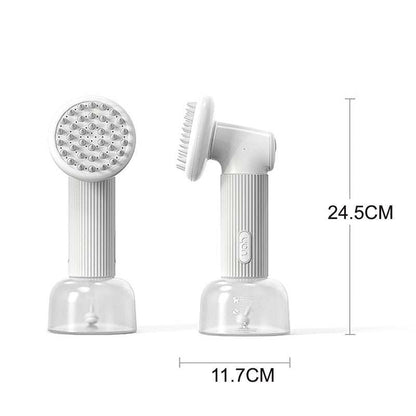 Automatic Foaming Silicone Bristles Pet Bathing Brush- USB Charging - Purrfect Pet Haven