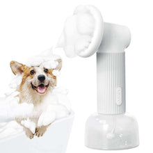 Automatic Foaming Silicone Bristles Pet Bathing Brush- USB Charging - Purrfect Pet Haven