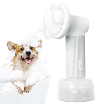Automatic Foaming Silicone Bristles Pet Bathing Brush- USB Charging - Purrfect Pet Haven