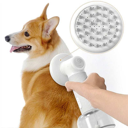 Automatic Foaming Silicone Bristles Pet Bathing Brush- USB Charging - Purrfect Pet Haven