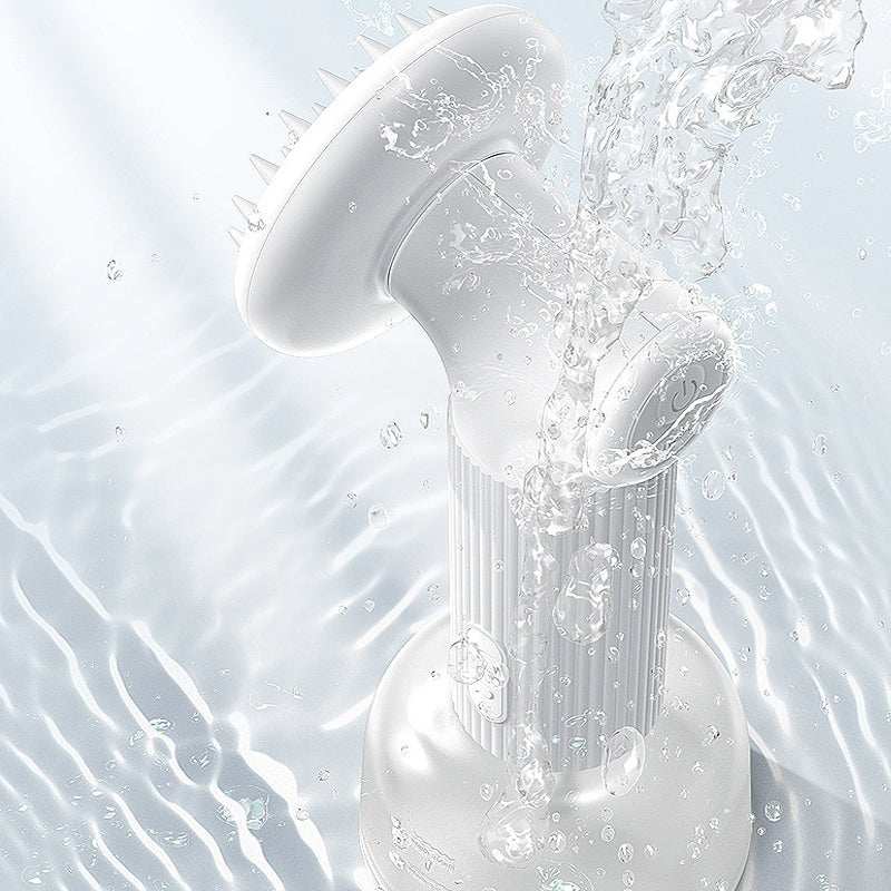 Automatic Foaming Silicone Bristles Pet Bathing Brush- USB Charging - Purrfect Pet Haven