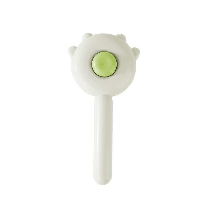Professional De-Shedding Brush - Massage Grooming Tool with Self-Cleaning Button - Purrfect Pet Haven