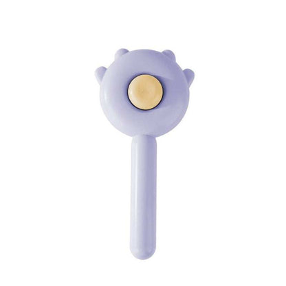 Professional De-Shedding Brush - Massage Grooming Tool with Self-Cleaning Button - Purrfect Pet Haven
