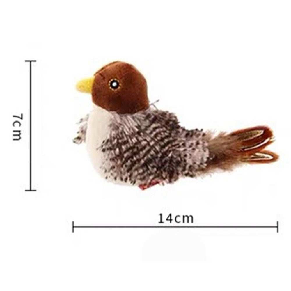 Interactive Simulated Bird Toy for Cats Realistic Design - Non-Removable Battery Powered - Purrfect Pet Haven