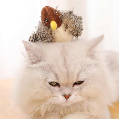 Interactive Simulated Bird Toy for Cats Realistic Design - Non-Removable Battery Powered - Purrfect Pet Haven