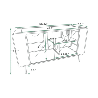 Spacious Cat House with Tempered Glass - Purrfect Pet Haven