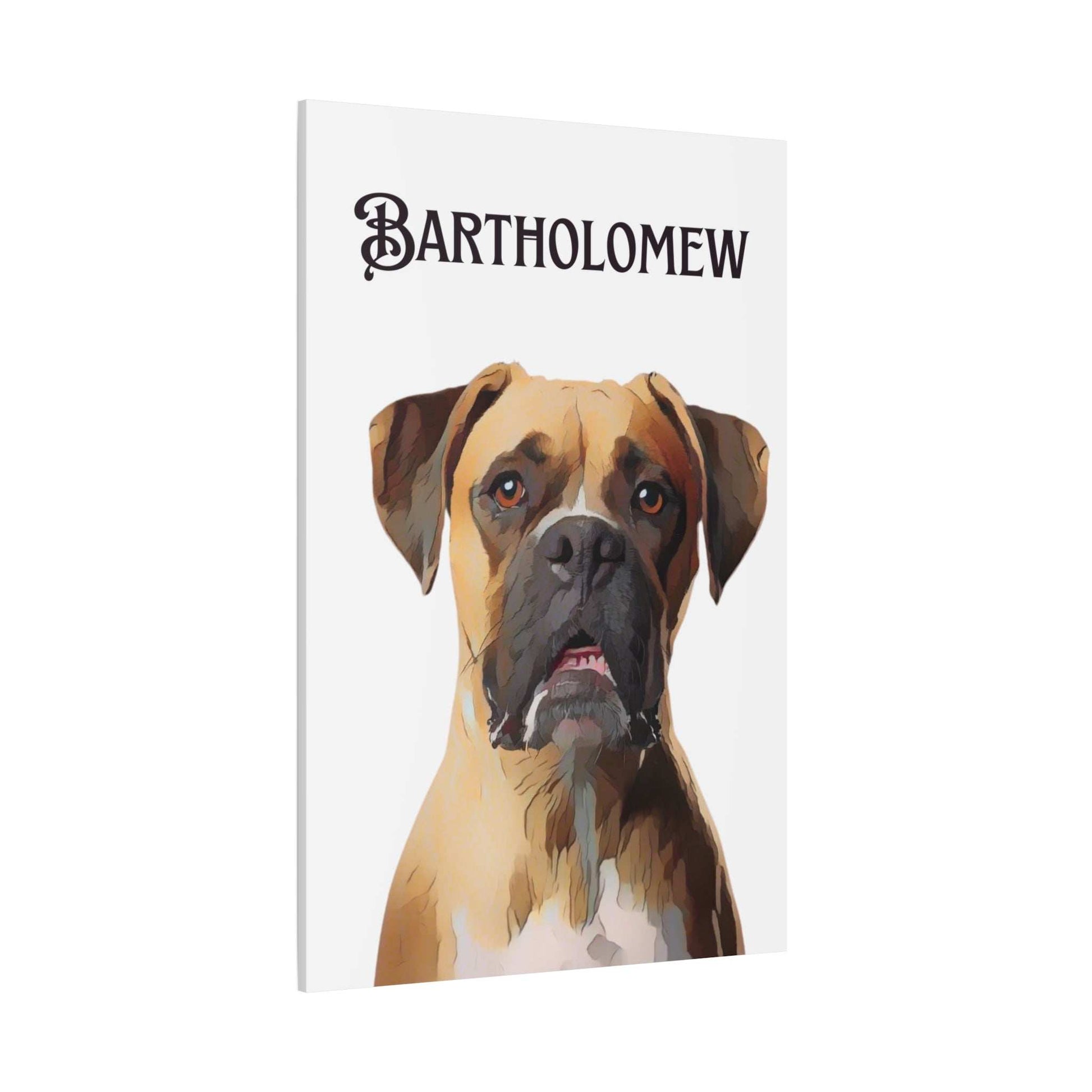 PAW-sonalized White Canvas Print | Upload Photo~Choose size - Purrfect Pet Haven