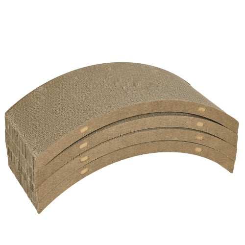 PawHut Cat Scratching Board, 4 Pack Cat Scratcher For Indoor Cats, Reversible Cat Scratching Post Replacement For Cat Wheel, Brown - Purrfect Pet Haven