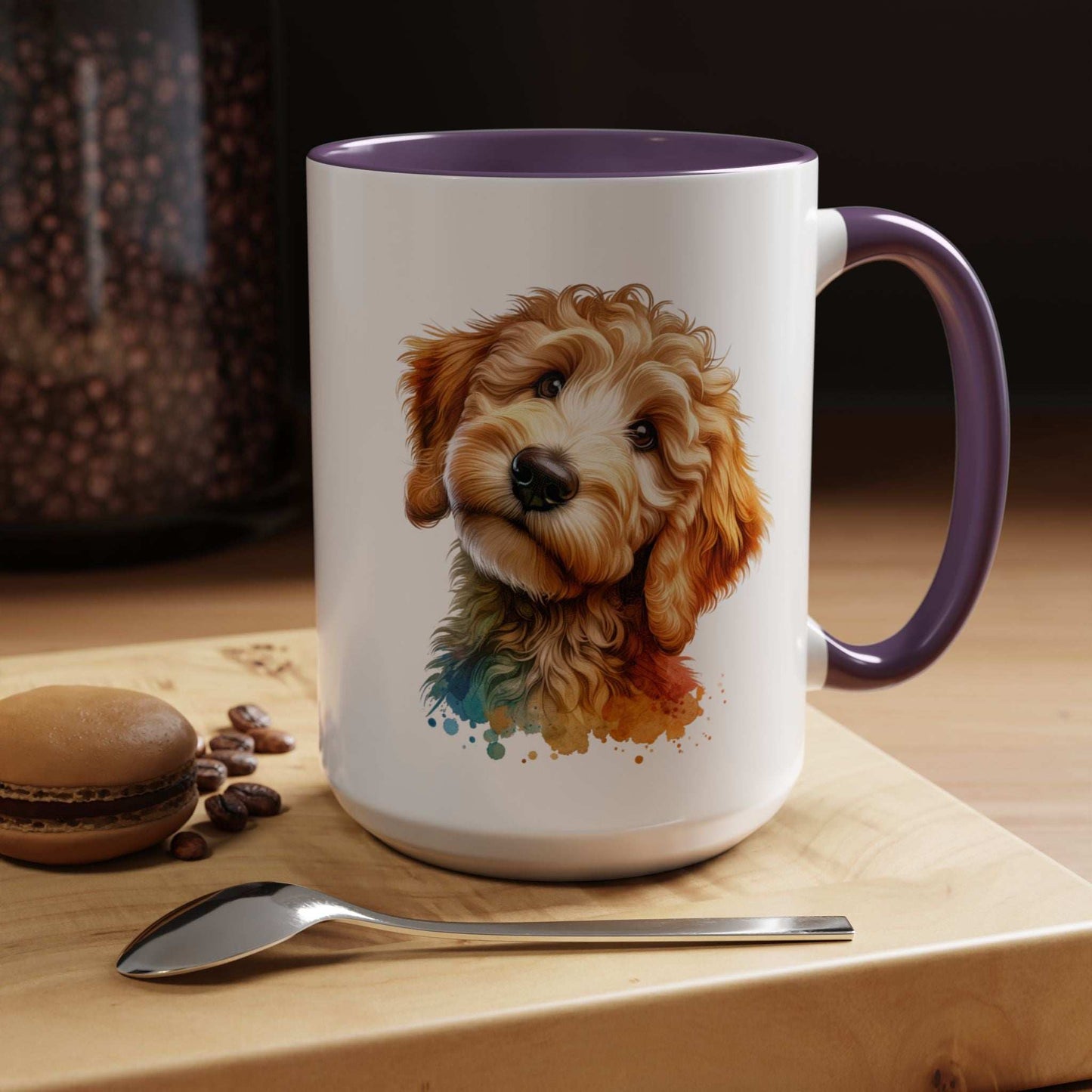 Cute Dog-Themed Accent Coffee Mug - Perfect for Animal Lovers | Purrfect Pet Haven