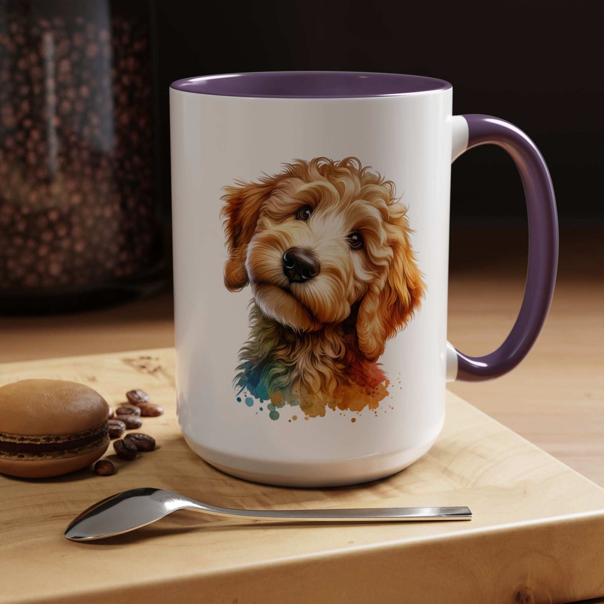 Cute Dog-Themed Accent Coffee Mug - Perfect for Animal Lovers | Purrfect Pet Haven