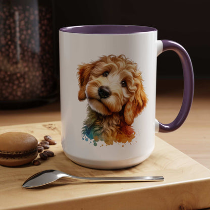 Cute Dog-Themed Accent Coffee Mug - Perfect for Animal Lovers | Purrfect Pet Haven