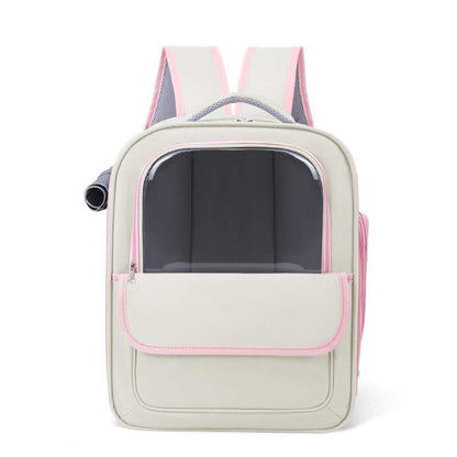 Large Pet Travel Backpack Bag - Wear-resistant with Diaper Storage - Purrfect Pet Haven