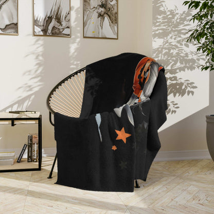 Halloween Ghost Blanket - Cute Spooky Fall Throw Microfiber - Purrfect Pet Haven