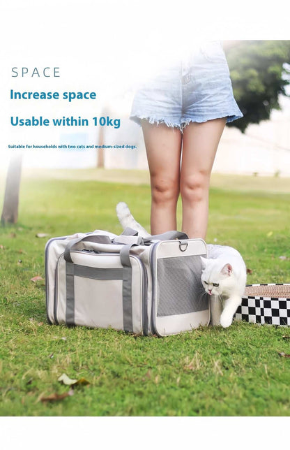 Portable Pet Carrier for Cats and Small Dogs - Breathable Travel Backpack - Purrfect Pet Haven