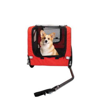 Outdoor Heavy Duty Foldable Utility Pet Stroller Dog Carriers Bicycle Trailer - Purrfect Pet Haven