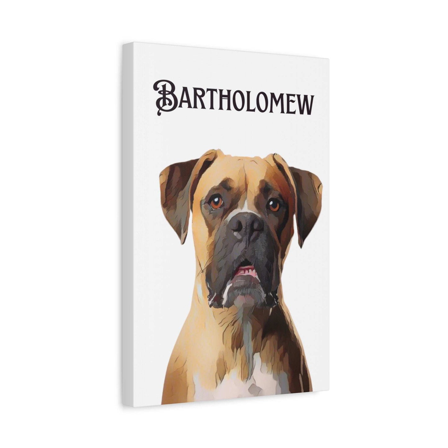 PAW-sonalized White Canvas Print | Upload Photo~Choose size - Purrfect Pet Haven