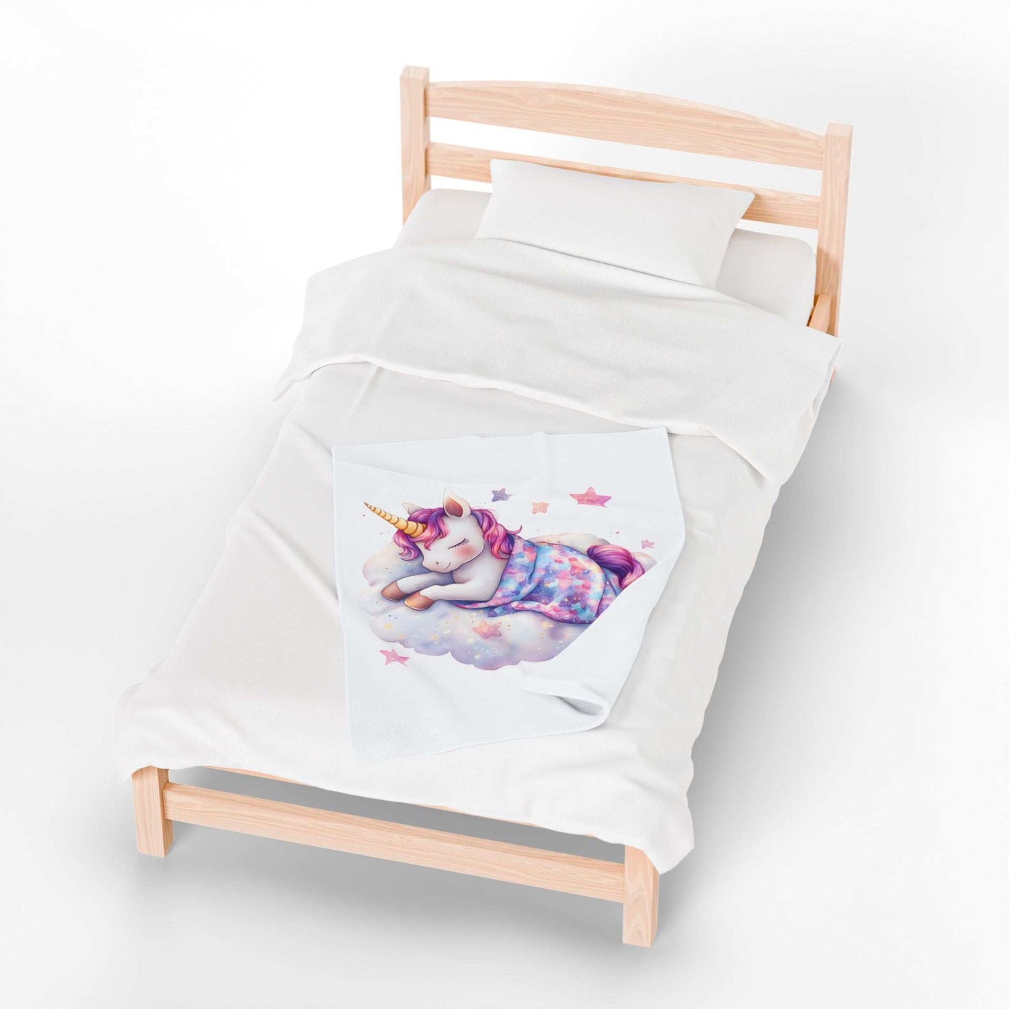 Dreamy Unicorn Velveteen Plush Blanket | Cozy Soft Throw for Kids & Nursery Decor - Purrfect Pet Haven