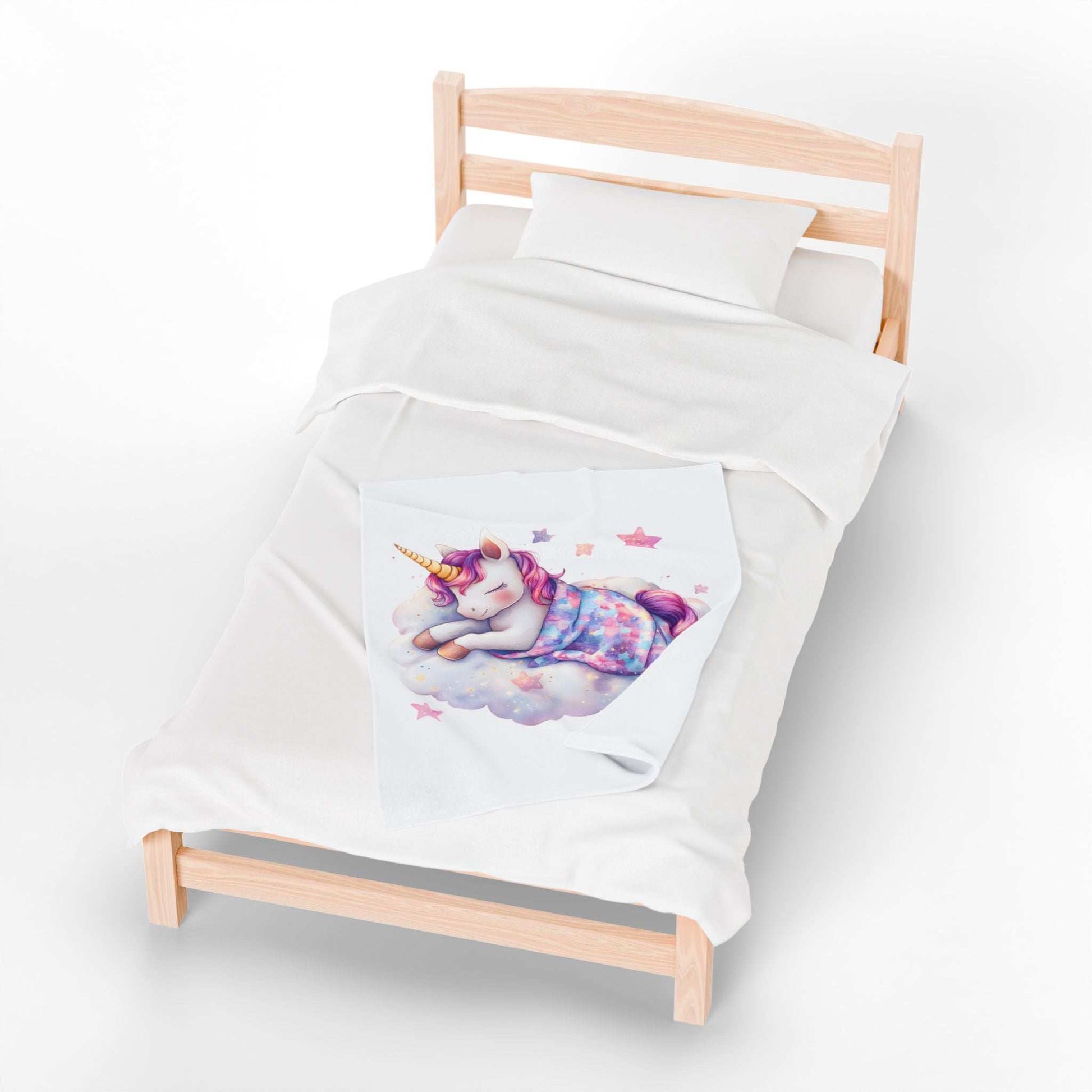 Dreamy Unicorn Velveteen Plush Blanket | Cozy Soft Throw for Kids & Nursery Decor - Purrfect Pet Haven