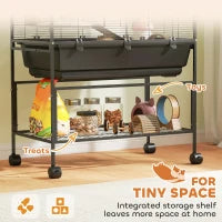 Hamster Cage 5 Tier - Large Rolling Habitat with Tubes - Purrfect Pet Haven
