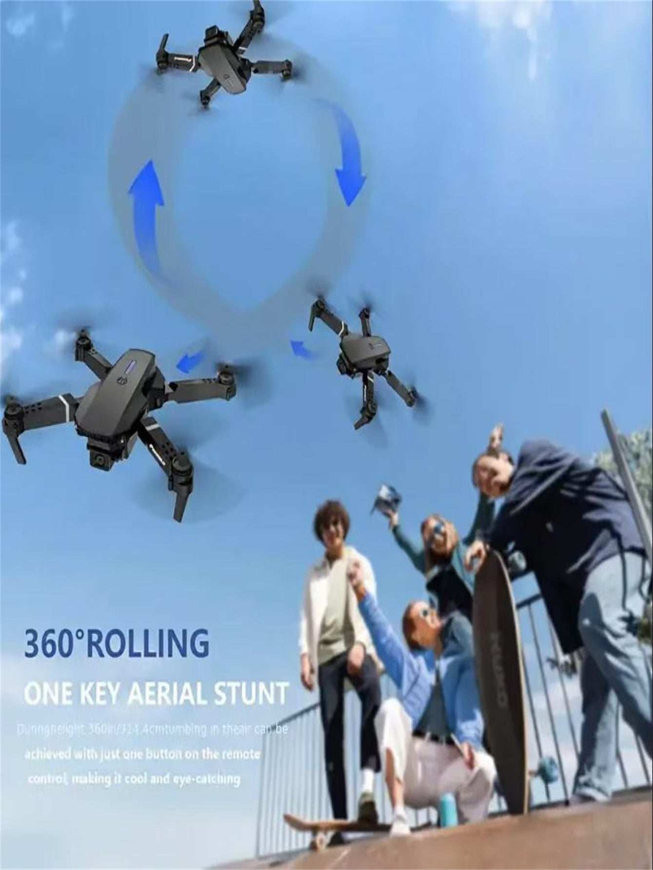 E88 Smart Pet Photography Drone - Foldable RC Camera Drone - Purrfect Pet Haven