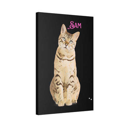 PAW-sonalized Black Canvas Print | Upload Photo~Choose size - Purrfect Pet Haven