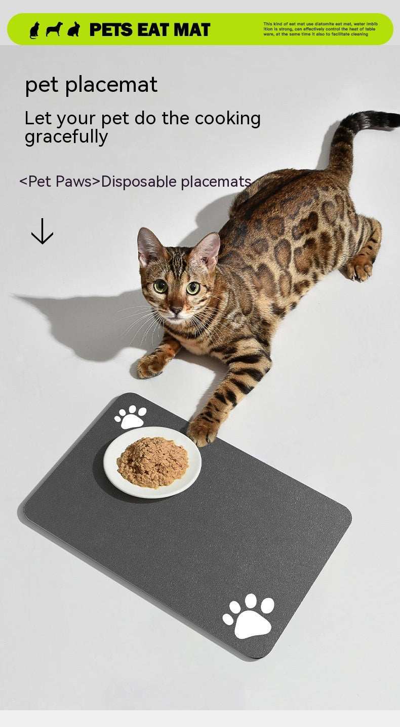 Pet Feeding Mat for Dogs and Cats - Washable And Reusable Placemat - Purrfect Pet Haven