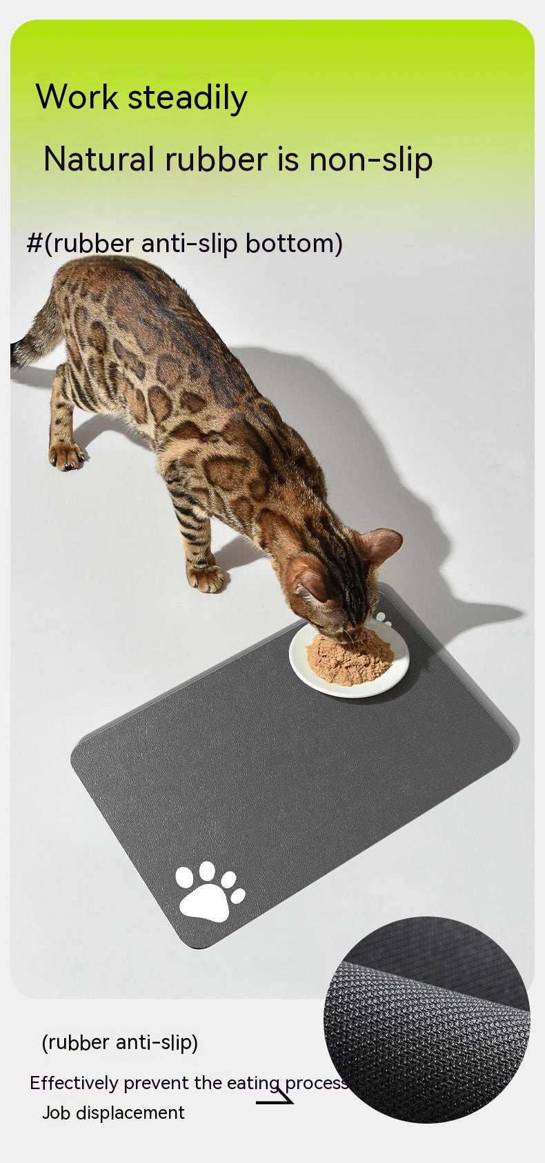 Pet Feeding Mat for Dogs and Cats - Washable And Reusable Placemat - Purrfect Pet Haven