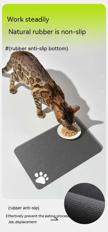 Pet Feeding Mat for Dogs and Cats - Washable And Reusable Placemat - Purrfect Pet Haven