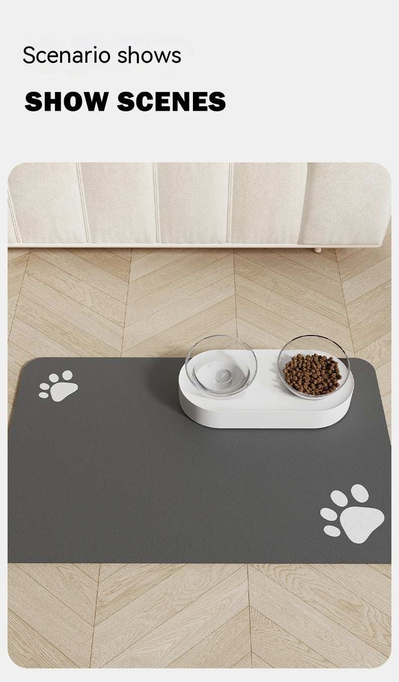 Pet Feeding Mat for Dogs and Cats - Washable And Reusable Placemat - Purrfect Pet Haven