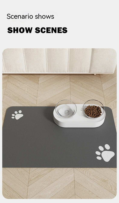 Pet Feeding Mat for Dogs and Cats - Washable And Reusable Placemat - Purrfect Pet Haven