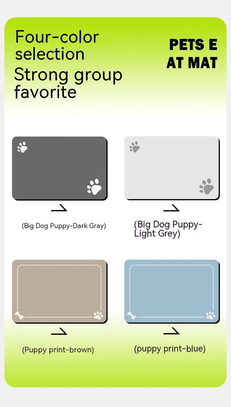 Pet Feeding Mat for Dogs and Cats - Washable And Reusable Placemat - Purrfect Pet Haven