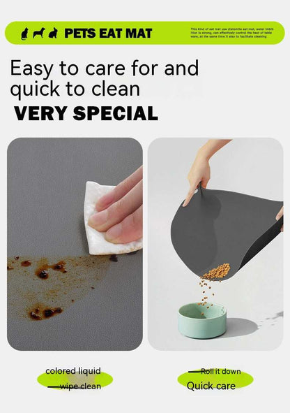 Pet Feeding Mat for Dogs and Cats - Washable And Reusable Placemat - Purrfect Pet Haven