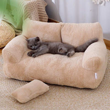 Cozy Plush Cat Bed Sofa for Small to Medium Dogs and Cats - Purrfect Pet Haven