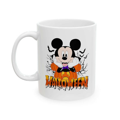 Halloween Ceramic Mug, Spooky Coffee Cup, Trick or Treat Drinkware - Purrfect Pet Haven
