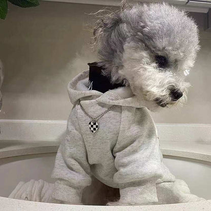 Retro New York Hoodie for Dogs - Stylish Puppy Sweatshirt - Purrfect Pet Haven