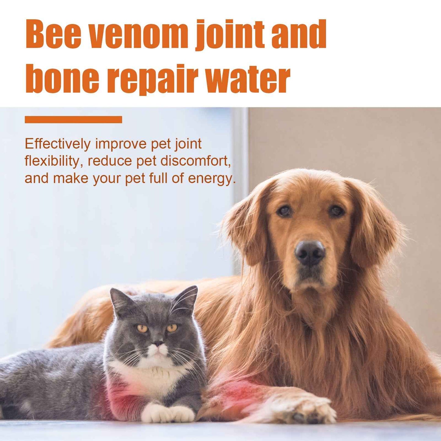 Pet Bee Joint Oil For Dogs & Cats, Joint Support Supplement Oil Relief Joint Discomfort, Improve Mobility & Repair Joint Tissue, 30ml